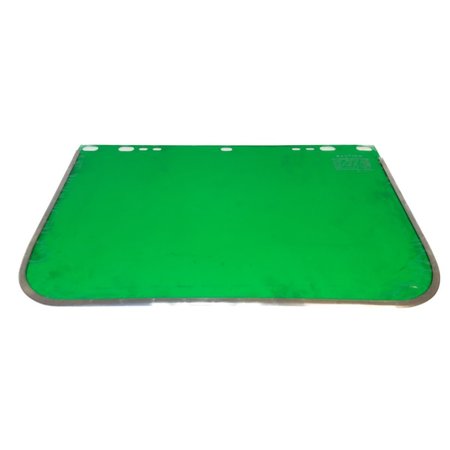 POWERWELD Light Green Face Shield, Bound with Aluminum Band, 9" x 15.5" 854BLG